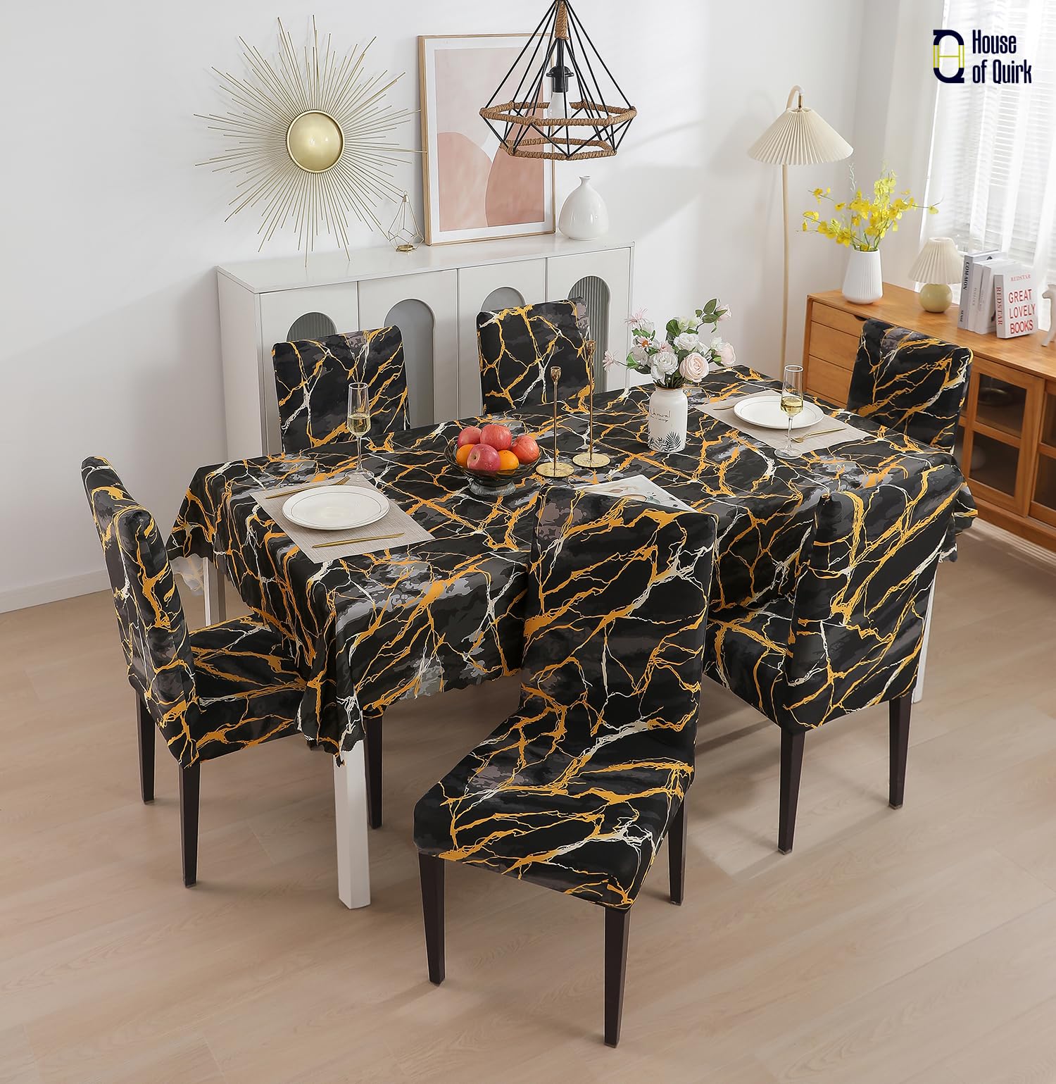 Dining Table Cover Waterproof (1 Piece Table Cover Only 140x180cm)