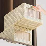 Durable and Versatile Closet Organizers-Beige Print