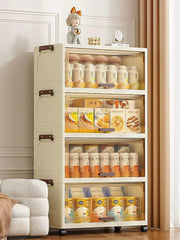 Foldable Storage Box, Closet Organizers and Storage (48 cm, Beige)