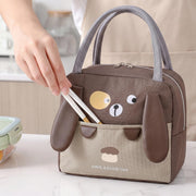 3D Cartoon Animal Insulated Lunch Bag (Teddy)