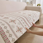 Medina Luxury Chenille Sofa Mat One Seater - Cream