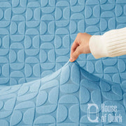Jacquard Fabric Texture Sofa Cover 220 GSM Sofa Slipcover-Blue