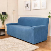 Universal Crocodile Texture Jacquard Fabric Sofa Cover (Blue)