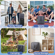 Travel Shoe Bag for 6 Pairs - Grey
