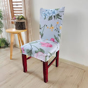 Elastic Chair Cover Stretch Removable Washable (Grey Rose)