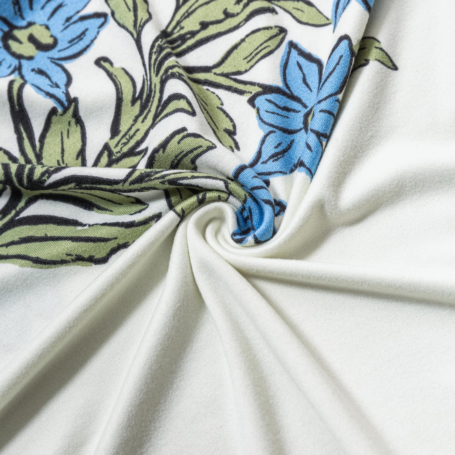 Elastic Chair Cover Stretch Removable Washable (Beige Wildflower)