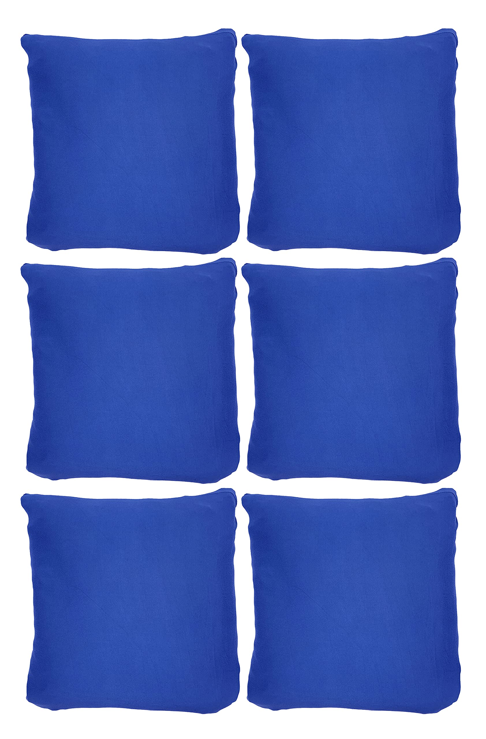 Polyester Throw Pillow Case Cushion Cover Home (16.5x16.5 inch/ 42x42cm) (Electric Blue)