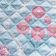 Printed Quilted Sofa Cover for 1/2/3/4 Seater Anti-Slip- Gulshan Sky