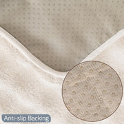Rabbit Plush Sofa Cover Design - Ivory