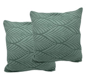 Universal Jacquard Leaf Texture Fabric Sofa Cover (Green)