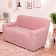Universal Jacquard Fabric Sofa Cover-Pink