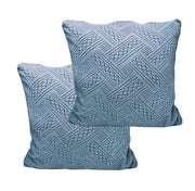 Universal Jacquard Fabric Sofa Cover- Light Blue