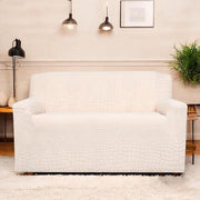 Universal Crocodile Texture Jacquard Fabric Sofa Cover (Beige)