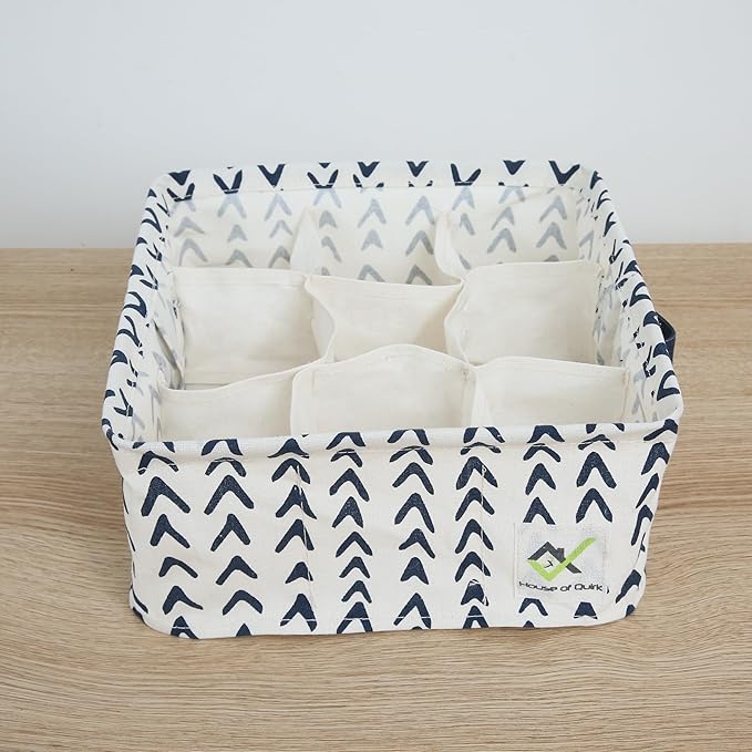 9 Grid Waterproof Cotton Linen Organizer (Pack of 2)