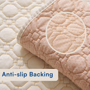 Glacier Series Quilted Sofa Cover – Soft, non-slip & washable furniture protector- Vanilla