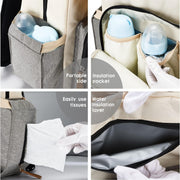 Baby Diaper Backpack with Pacifier Case