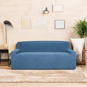 Universal Crocodile Texture Jacquard Fabric Sofa Cover (Blue)