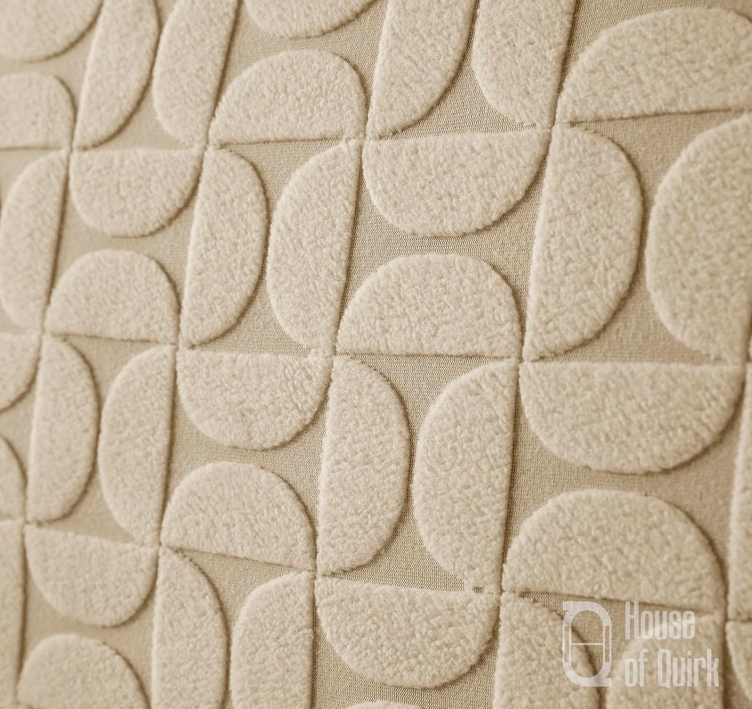 Jacquard Fabric Texture Sofa Cover 220 GSM Sofa Slipcover-Camel