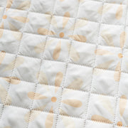 Printed Quilted Sofa Cover for 1/2/3/4 Seater Anti-Slip- Sunny Bloom