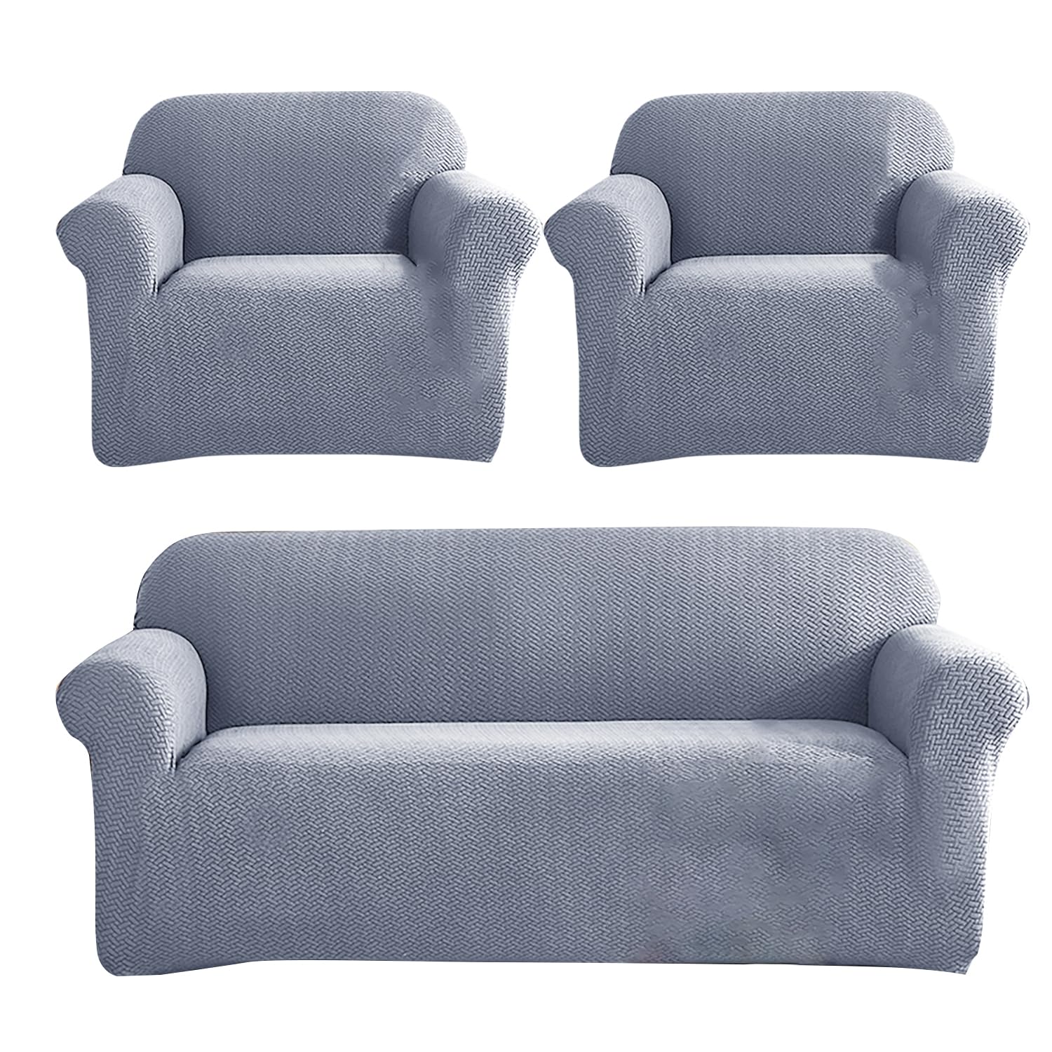 Universal Fleece Fabric Sofa Cover 3 + 1 + 1 Seater