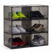 Shoe Storage Organizer Boxes Black