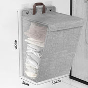 Wall Mounted Laundry Basket-Grey