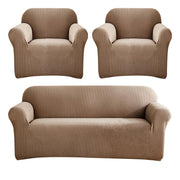 Universal Fleece Fabric Sofa Cover 3 + 1 + 1 Seater