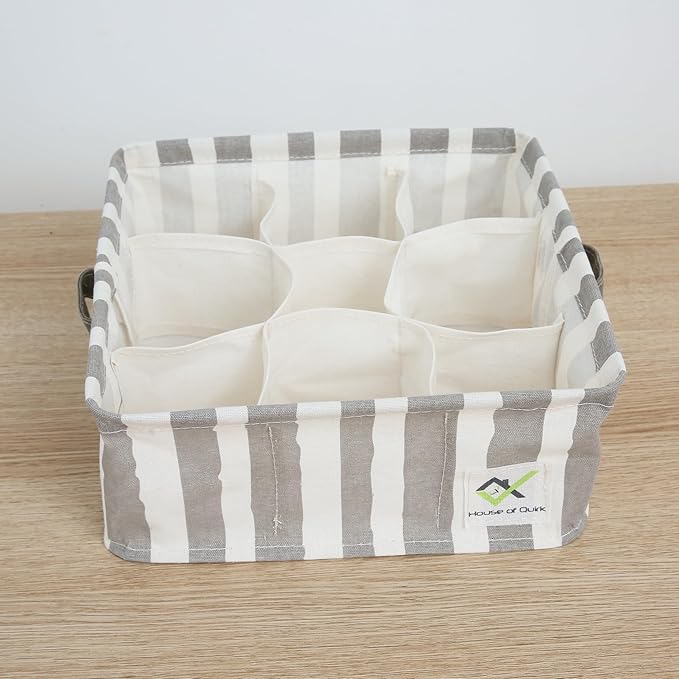 9 Grid Waterproof Cotton Linen Organizer (Pack of 2)