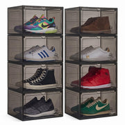Shoe Storage Organizer Boxes Black