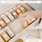 Clear Acrylic Drawer Organizer | Spice Jar Organizer