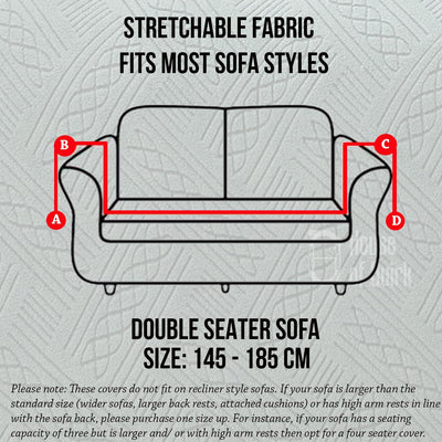 Universal Jacquard Fabric Sofa Cover- Green