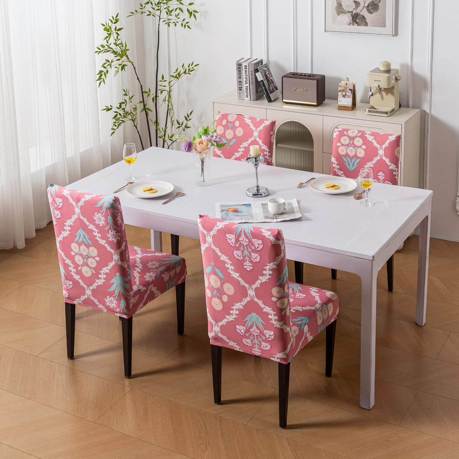 Elastic Chair Cover Stretch-Dusty Rose