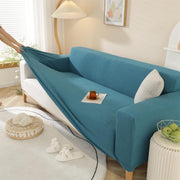 Universal Fleece Sofa Slipcover(Teal)