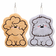 Puppy Shaped Hanging Towels Set of 2