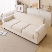 Printed Sofa Cover for Indian Sofa Set Quilted, Washable & Durable (Snowflake)