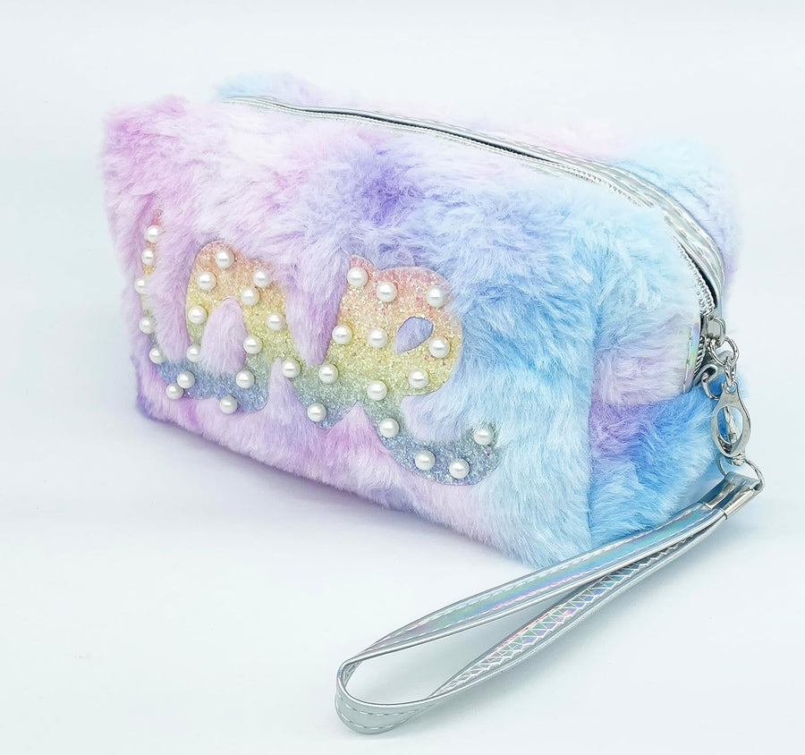 Faux Fur Purse Zipper Pouch