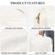 Jewelry Organizer Book with 36 Pockets - White