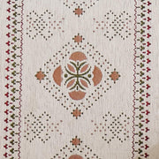 Medina Luxury Chenille Sofa Mat One Seater - Cream