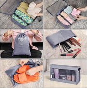 Set of 8 Packing Travel Cube Organiser