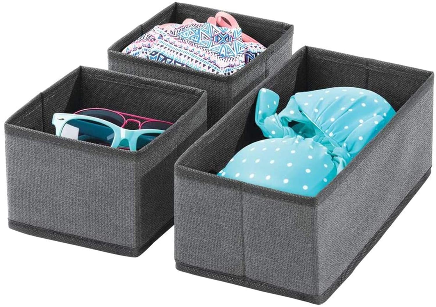 Storage Box/ Organizer Cube for Closet/ Dresser/ Drawer - Set of 3