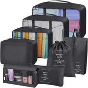 Set of 8 Packing Travel Cube Organiser