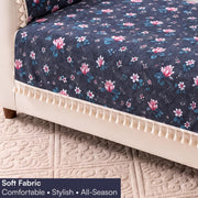AAGAN Series Sofa Cover Set with Frill - Neelambari