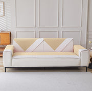 Sofa Covers Mat Corduroy French Style  1/2/3/4/5 Seater (Gold)