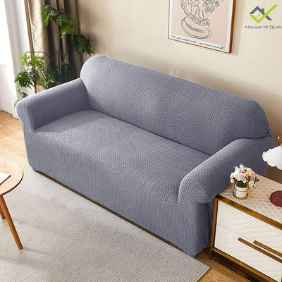 Universal Fleece Fabric Sofa Cover (Steel Blue)