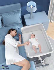 3-in-1 Adjustable Height Baby Bed