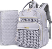 Diaper Bag Backpack for Baby – Waterproof Travel Baby Bag with Changing Pad
