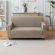 Premium Jacquard Fabric 220 GSM Sofa Cover – Soft, Stretchable (Khaki)
