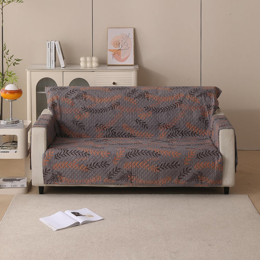 Polyester Sofa Cover Mat Reversible Couch Protector-Oakwood
