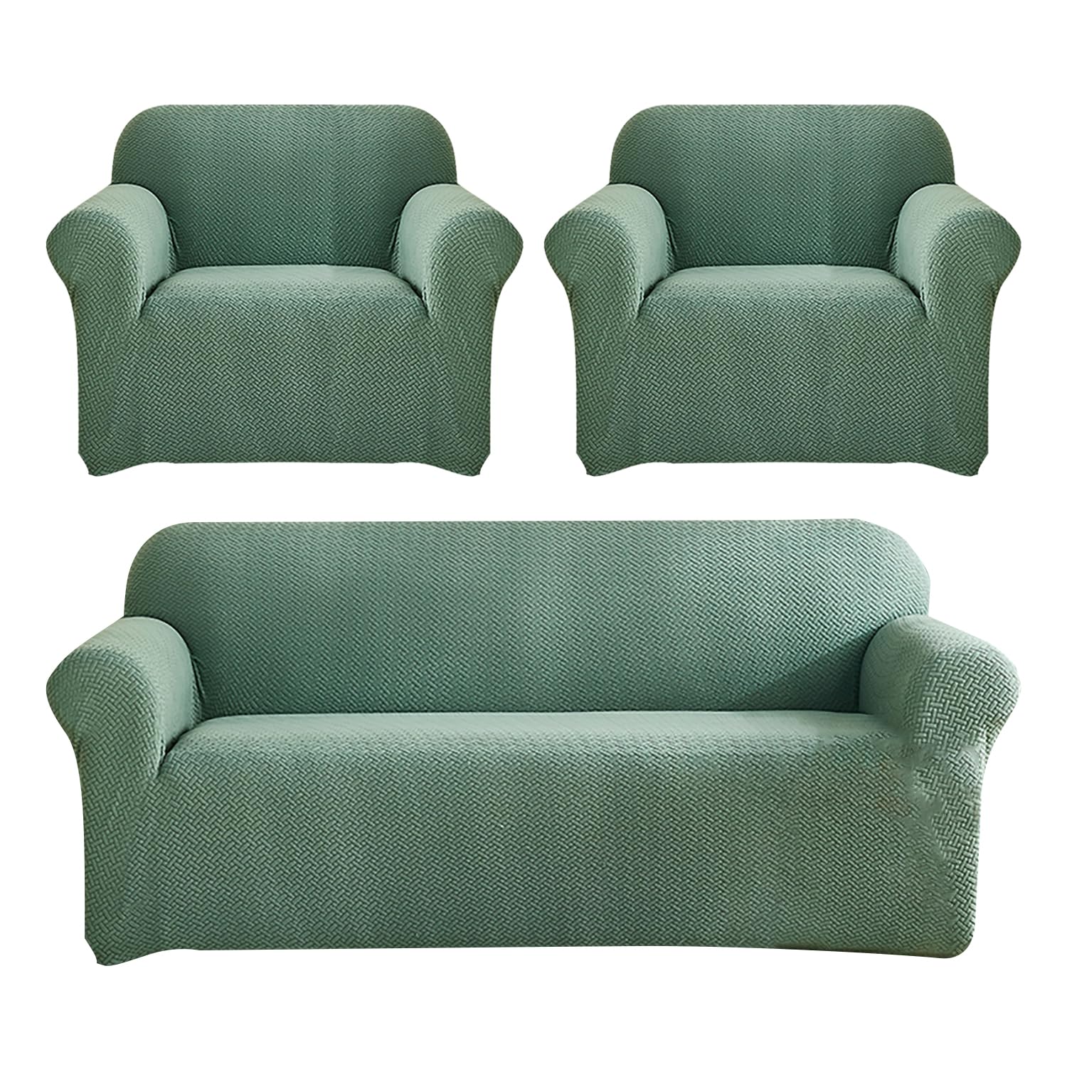 Universal Fleece Fabric Sofa Cover 3 + 1 + 1 Seater