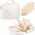 Jewelry Organizer Book with 36 Pockets - White